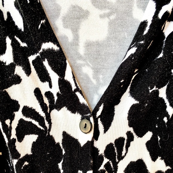 INC International Concepts Black & White Cardigan - Picture 7 of 11
